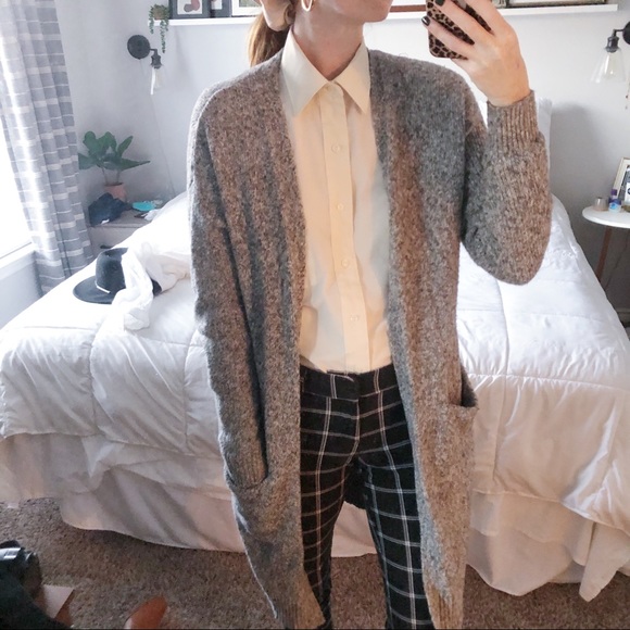Long Grey Cardigan - Picture 2 of 5
